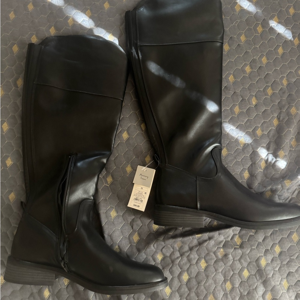 a new day Black Heeled Boots